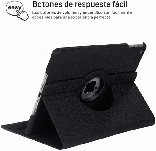Vista 5 de Funda para iPad de 9.7 pulgadas 2018 2017/iPad Air 2 – Funda protectora con soporte giratorio de 360 grados, funda protectora inteligente