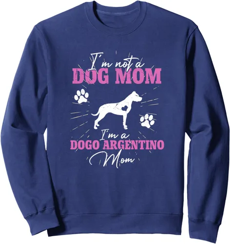 Vista 6 de Dogo Argentino Dog Mom Gifts for Women Dog Paw Mother's Day Sweatshirt