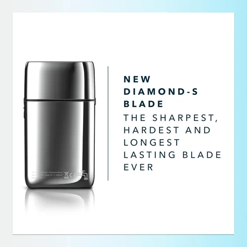 Vista 2 de Blade & Stone PS501 - Afeitadora de lámina para hombre, afeitadora inalámbrica de doble hoja con cuchillas Graphene-X y motor digital de 8000 rpm