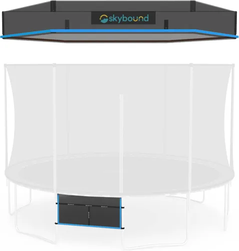 Vista 7 de SkyBound Funda de trampolín recreativo – Trampolín redondo al aire libre – Cubiertas de protección solar resistentes para trampolines redondos