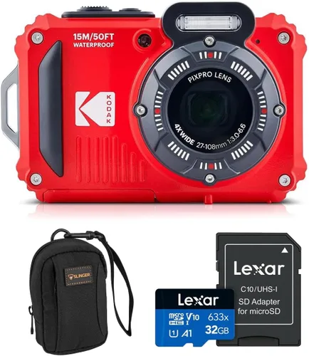 Vista 11 de KODAK PIXPRO WPZ2 - Cámara digital WiFi resistente a prueba de golpes a prueba de polvo 16MP 4X Zoom óptico 1080P Full HD Video Vlogging Cámara LCD