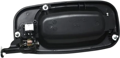 Vista 7 de Manija de puerta exterior para Cadillac Escalade EXT 2002-2006 Palanca cromada del lado del pasajero trasero carcasa negra GM1521142 15745140