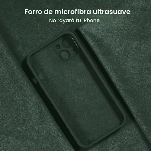 Vista 5 de FireNova - Funda diseñada para iPhone 13, 6.1 pulgadas, color verde alpino
