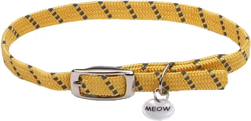 Vista 6 de Collar para mascotas ElastaCat., Adjustable, Negro