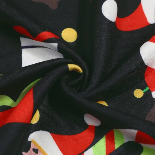 Vista 6 de MOUSYA Sudadera de Navidad para mujer, divertida, fea, de Navidad, con estampado de Papá Noel, manga larga