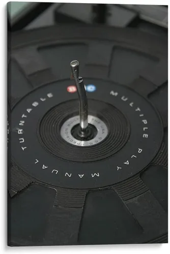 Vista 8 de Canvas Lab Turntable III by Renee W. Stramel 7 x 11 in Fine Art Framed Print, Frame Color: Black, With Mat Architecture, Black and White