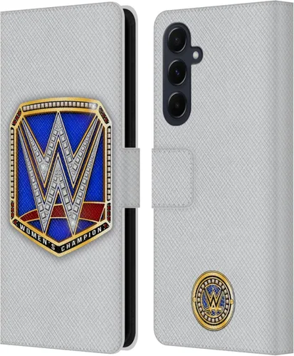Vista 258 de Head Case Designs Officially Licensed WWE Cruiserweight Champion Title Belts Leather Wallet Case Compatible with Samsung Galaxy A07 4G Campeón