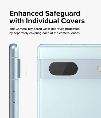 Vista 8 de Ringke Onyx - Funda compatible con Google Pixel 7a [verde oscuro] + cristal de lente de cámara compatible con Google Pixle 7a