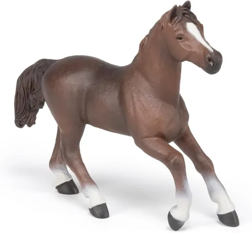 Vista 5 de Papo - Figura realista de yegua anglo-árabe - A partir de 3 años - Colección de caballos - Mundo ecuestre creativo - Juguete de idea de regalo