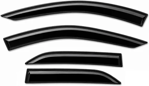 Vista 9 de 2018-2024 Deflectores de visor de ventana lateral adhesivo para Toyota Camry XV70 L LE SE XLE XSE híbrido, protectores de lluvia tintados oscuros