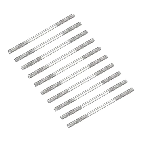 Vista 11 de METALLIXITY Tornillos de doble extremo (rosca M3, 0.787 in de longitud), 20 unidades, acero inoxidable 304, pernos de varilla roscados dobles