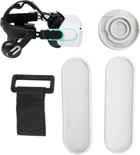 Vista 2 de Headset Connector Strap Adapter, Smart Firmly Connected VR Adapter Head Strap Virtual Reality Headstrap for 2/for Vive