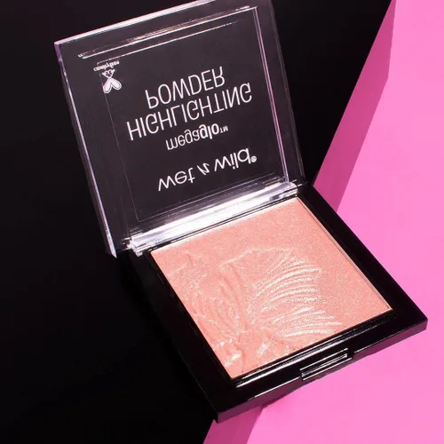 Vista 10 de wet n wild MegaGlo - Polvo resaltador, maquillaje iluminador, brillo brillante, tiempo de floración de oro rosa rosa Bloom Time