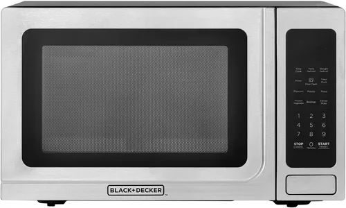 Vista 13 de BLACK+DECKER Microondas digital con puerta giratoria y botón de seguridad para niños