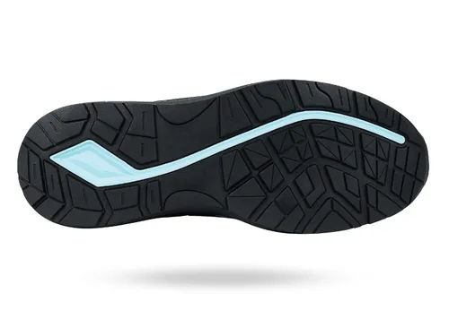 Vista 3 de New Balance Logic - Zapatos de trabajo industriales para mujer, color negroaguamarina, talla 9, cómodos y ligeros, resistentes a riesgos eléctricos
