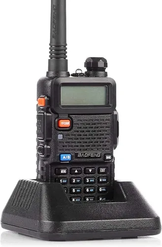 Vista 4 de Baofeng UV-5R - Radio bidireccional de doble banda, radioaficionado de mano de largo alcance, walkie talkies, paquete de 10 para adultos, gestión