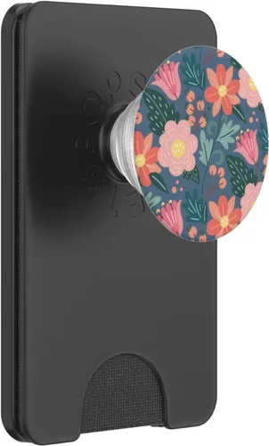 Vista 7 de Lindo Jardín Botánico Colorido Patrón Floral PopSockets PopGrip Swappable