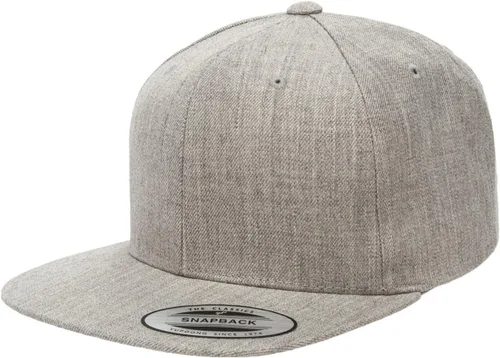 Vista 14 de Yupoong Visera plana estructurada de 6 paneles Classic Snapback (6089)