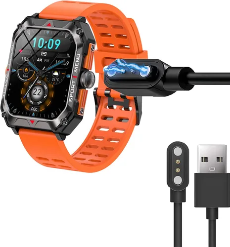 Vista 2 de Lamshaw Compatible con cargador de relojes inteligentes FreeDvigor, cargador magnético de repuesto de cable de carga USB compatible con FreeDvigor