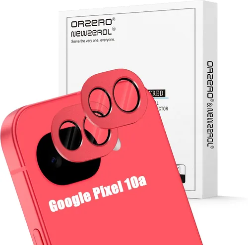 Vista 48 de Orzero Paquete de 2 protectores de lente de cámara compatibles con Google Pixel 9 Pro XL, protector de cámara de metal y vidrio de alta calidad