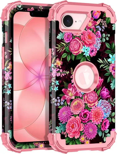 Vista 32 de Rancase Funda para iPhone 11, tres capas de alta resistencia a prueba de golpes, protección de plástico duro + funda protectora de goma de silicona