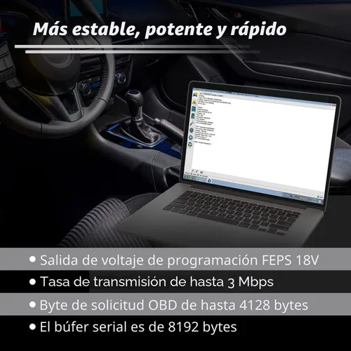 Vista 3 de Vgate vLinker FS OBD2 Adaptador USB para FORScan HS/MS-CAN, interruptor automático