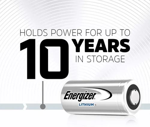 Vista 7 de Energizer 123 baterías de litio, baterías fotográficas de 3 V, 2 unidades, (paquete de 2)