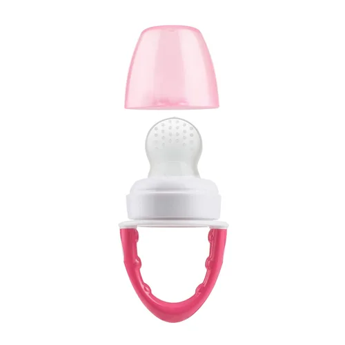 Vista 12 de Dr. Brown's Fresh First - Comedero de silicona, rosa y gris, 2