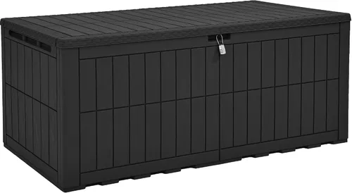 Vista 17 de YITAHOME Juego de 2 cajas de cubierta de 31 galones Negro