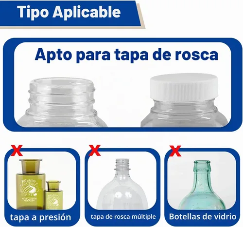 Vista 3 de Bonsicoky 3 tapas para botellas de agua de 2.087 in, tapas de jarra de agua con rosca superior para jarras de 3 o 5 galones