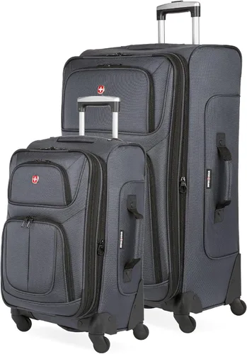 Vista 196 de SwissGear - Equipaje suave expandible Sion con ruedas, Negro
