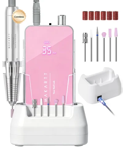 Vista 9 de Makartt Adaptador de Cargador de Energía Original para Lima de Uñas Nouvella, Suministro de Batería 12V 1.5A AC-DC para Lima Eléctrica Recargable