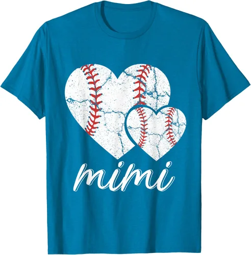 Vista 10 de Camiseta de béisbol Mimi para el Día de la Madre, Negro, S