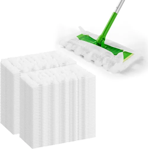Vista 10 de Paños secos resistentes compatibles con trapeador Swiffer, trapeador