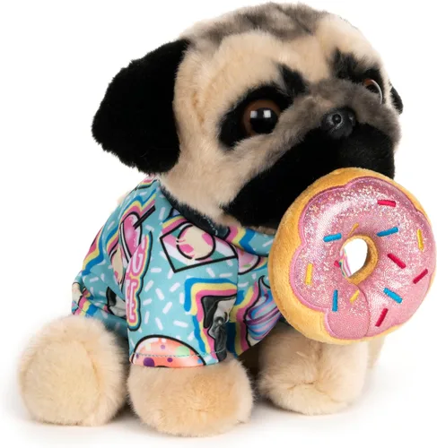 Vista 4 de GUND - Muñeco de peluche de Doug the Pug
