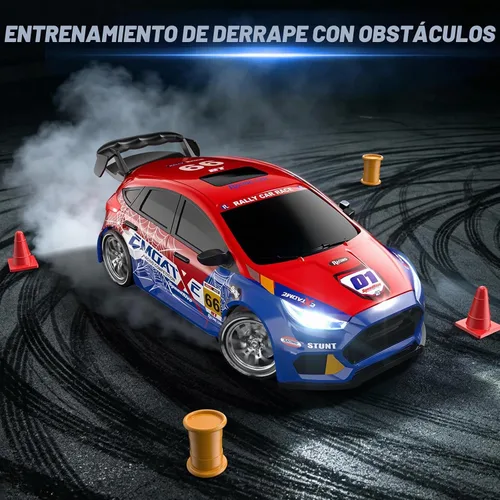 Vista 5 de Axirata RC Drift Car 1:24 Escala Control Remoto Coche de Rally para Niños