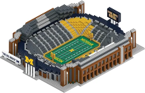 Vista 12 de FOCO NCAA Unisex NCAA College 3D BRXLZ Puzzle Team Football Stadium