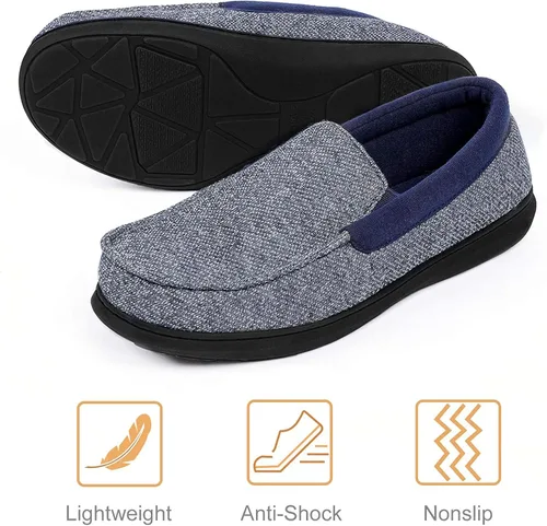 Vista 5 de RockDove SILVADUR - Pantuflas antiolor para hombre, 8
