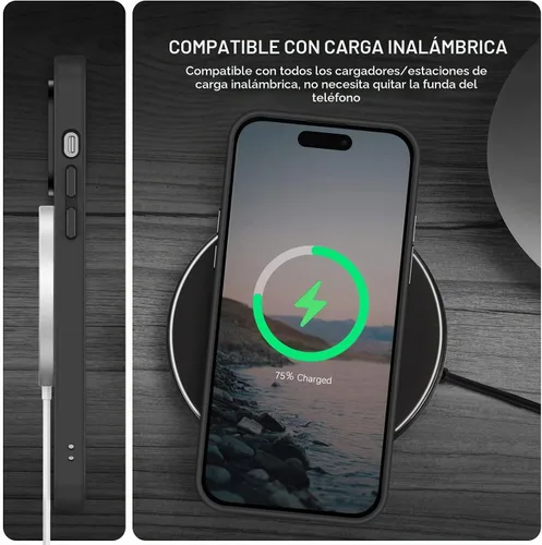 Vista 6 de BENTOBEN Funda magnética para iPhone 14 Pro [compatible con Magsafe] translúcida mate 14 Pro, delgada, a prueba de golpes, para mujeres, hombres
