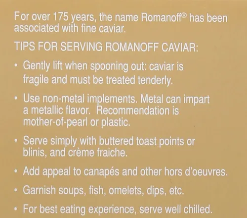 Vista 4 de Romanoff Caviar Lumpfish Rojo Vodka, 2 onzas