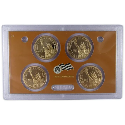 Vista 7 de Juego de prueba de monedas de 2008 Clad Proof Set, embalaje original del gobierno de EE. UU., certificado OGP COA