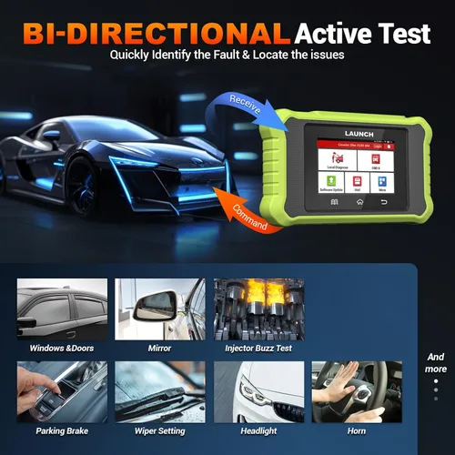 Vista 4 de LAUNCH Creader Elite X500 for GM OBD2 Scanner Diagnostic Tool Full System