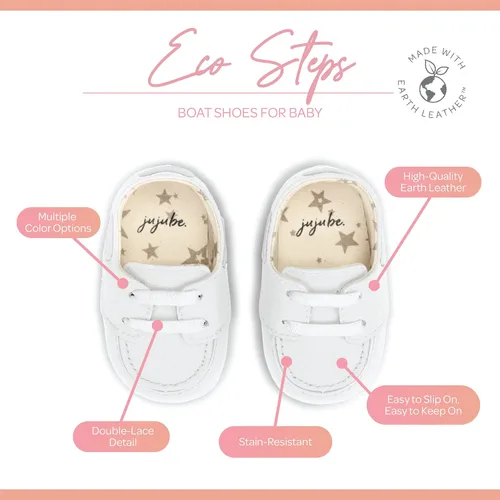 Vista 2 de JuJuBe Eco Steps - Zapatos náuticos para bebés piel vegana