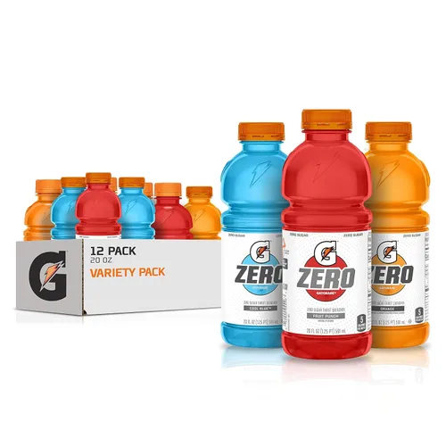 Vista 2 de Gatorade Paquete variado para calmar la sed, botellas de 20 onzas líquidas, paquete de 12