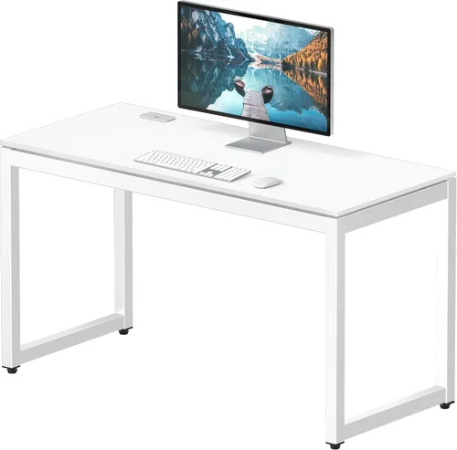 Vista 12 de SHW Escritorio para computadora de oficina de grado comercial de 48 pulgadas, color negro Grado comercial