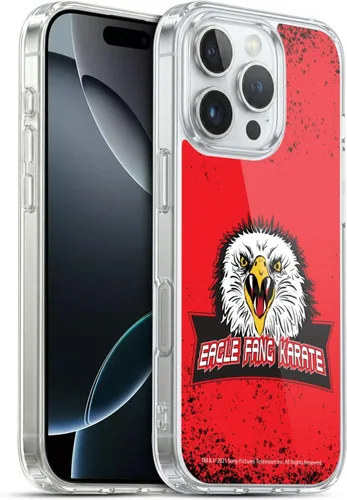 Vista 182 de Head Case Designs Funda de gel suave con licencia oficial de Cobra Kai Eagle Fang Logo Key Art compatible con Apple iPhone 7 Plus/iPhone 8 Plus