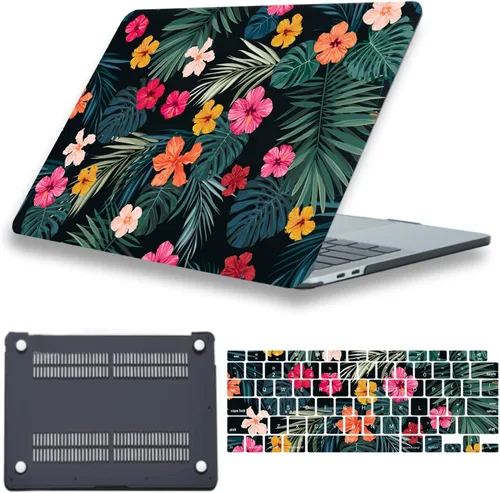 Vista 76 de Funda compatible con MacBook Air de 15" M5 M4 M3 M2 2023-2026 Negro (Black Lace)