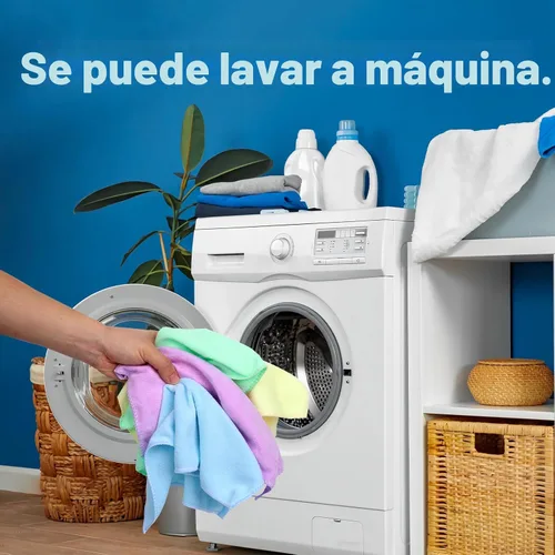Vista 6 de TEAWOO Paños de limpieza de microfibra, paquete de 100 toallas de 5