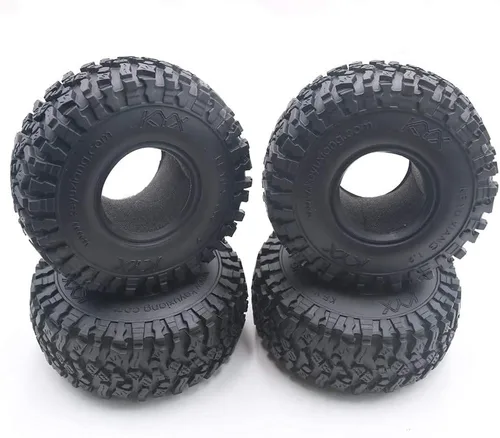 Vista 3 de KYX Racing Rubber 1.9 Inch Neumáticos 4.646 in x 1.772 in Neumáticos para 1/10 Rc Crawler (2pcs)