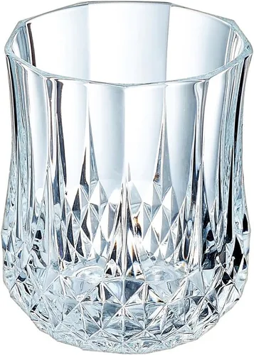 Vista 2 de Eclat Cristal D'Arques Longchamp - Vaso de chupito mezclador, cristal, 1 ½ onzas, paquete de 6